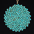Niumike Handmade Crystal Circle Pendant Necklace for Women Disc Long Statement Necklaces with Box...