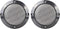 X AUTOHAUX 2pcs 4 Inches Metal Glossy Audio Speaker Cover Mesh Subwoofer Grill Horn Guard Decorative Circle Grille Protector Black for Car...