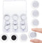 25 Pieces Round Magnets Refrigerator Whiteboard Magnets Mini Fridge Teacher Supplies for Home Schools Offices(Clear,1.2 Inch)...