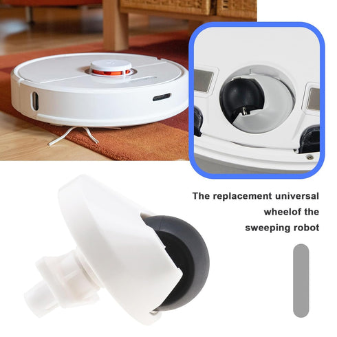 The Lord of the Tools Front Wheel Caster Universal Wheel Compatible with Roborock S6/S7 Series S65/S55 Max/S65 Pure/S45 Max/S70/S75 Robot Vacuum C...