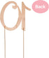10 Cake Topper - Premium Rose Gold Metal - 10th Birthday or Anniversary Party Sparkly Rhinestone Decoration Makes a Great Centerpiece - Now Protec...