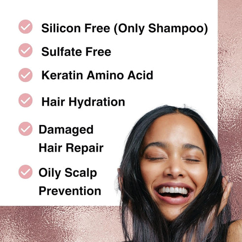 Moist Diane Perfect Beauty Extra Vital Shampoo, Sulfate-Free, with Organic Argan Oil & Vitalizing Keratin from Japan, Rejuvenate Silky Smooth Hair...