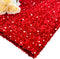 Sequin Fabric Red Glitter Fabric Stretch Velvet Fabric by The Yard 1 Yard Mermaid Sequins Fabric Large Sequins Christmas Fabric for Sewing Dress S...