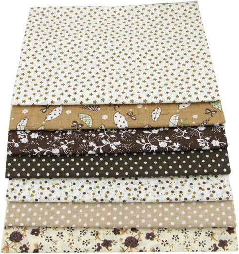 56pcs 9.8" x 9.8" (25cm x 25cm) No Repeat Design Printed Floral Cotton Fabric for Patchwork, Precut Fabric Square for DIY Sewing,Quilting Squares ...