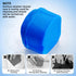 Denture Cup Dental Retainer Case Cleaning with Strainer Basket, Orthodontic Bath Box Mouthguard Storage Soaking Holder - Dark Blue...