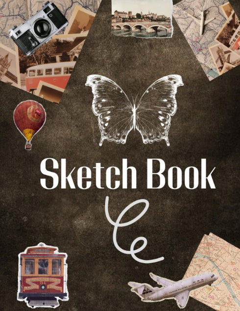 Sketch Book: Sketchbook For Artist Drawing Pad 8.5" x 11": Notebook 110 Pages Paper Book For Sketching Drawing painting...