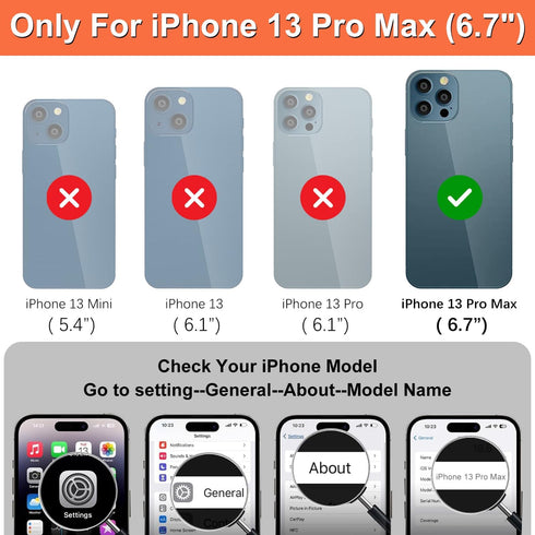 iCoverCase Compatible with iPhone 13 Pro Max Wallet Phone Case with Card Holder for Women, RFID Blocking Embossed PU Leather Wrist Strap Case 6.7 ...