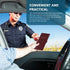 GNEGNI Leather Car Registration and Insurance Card Holder, Auto Truck Document Holder Vehicle Glove Box Paperwork Organizer Wallet with Magnetic C...
