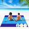 BYDOLL Beach Blanket 78''×81'' 4-7 Adults Oversized Lightweight Waterproof Sandproof Large Picnic Mat for Travel Camping Hiking Picnic(78" X 81", ...