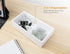 Bostitch Office Konnect Desk Organizer Accessory Tray, Wide, Stacks for Desktop Storage, White...