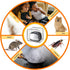 Toaster Cover, Quilted Toaster Cover 2 Slice,Kitchen Small Appliance Covers, Toaster Cover Fits for Most Standard 2 slice Toasters, Universal Size...