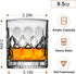 PARACITY Whiskey Glasses Set of 2,christmas gift, Old Fashioned Glasses, Rocks Glasses, Bourbon, Suitable for use in Bars, Parties, and Homes, The...