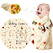 Burrito Tortilla Blanket Baby Stuff Gifts Burritos Tortilla Baby Milestone Blanket Swaddle Blankets Shower Baby Pizza Taco Flannel Wrap Wearable f...