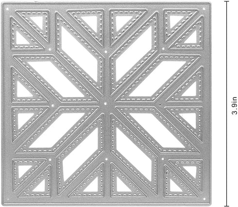 Metal Hollow Geometric Cutting Dies,Square Die Cuts Embossing Stencils Template Mould for Card Scrapbooking and DIY Craft Album Paper Card Decor...