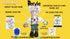 Crazy Bernie Parody Dog Toy - Gag Gift & Plush Dog Toy with Squeaker - Bernie Sanders Chew Toy and Political Stress Squeezer...