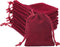 G2PLUS Red Velvet Jewelry Pouches, 20PCS Small Velvet Gift Bags with Drawstring, Wine Red Christmas Gift Bags for Wedding Favors, Candy Bag, Party...
