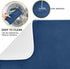Dish Drying Mat for Kitchen Counter Absorbent Microfiber Dry Dishes Mats Drainer Counter Mat Navy Drying Dish Pad 16 x 18 Inch for Countertops Dec...
