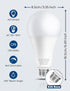 300W Equivalent LED Light Bulb, 4060LM Super Bright A23 LED Bulb, Daylight 5000K, 33W Energy Saving, E26 Medium Base, 120V for Garage, Warehouse, ...