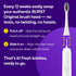 BURST Genuine Replacement Heads for Original Sonic Electric Toothbrush (White/3 Pack) | Ultra Soft Bristles for a Deep Clean | Stain & Plaque Remo...