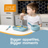 NumNum Toddler Utensils, Pre-Spoon, Fork, Spoon & Knife GOOtensils - 4th Stage Silverware Feeding Kids Aged 2+ Years w/Stainless Steel Heads - Sil...