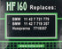 HiFloFiltro HF160 Black Standard Premium Oil Filter, Single...