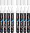 Overseas White Paint Pens Paint Markers - Permanent Acrylic Markers 8 Pack, Water-Based, Quick Dry, Waterproof Paint Marker Pen for Rock, Wood, Pl...