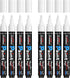 Overseas White Paint Pens Paint Markers - Permanent Acrylic Markers 8 Pack, Water-Based, Quick Dry, Waterproof Paint Marker Pen for Rock, Wood, Pl...