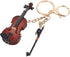 Musical Instrument Keychain, Miniature Violin Keychain,Musical Instrument Gift,Christmas Ornament...