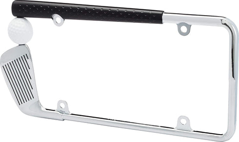 Cruiser Accessories 19509 Golf Club License Plate Frame, Chrome/Painted, Standard...