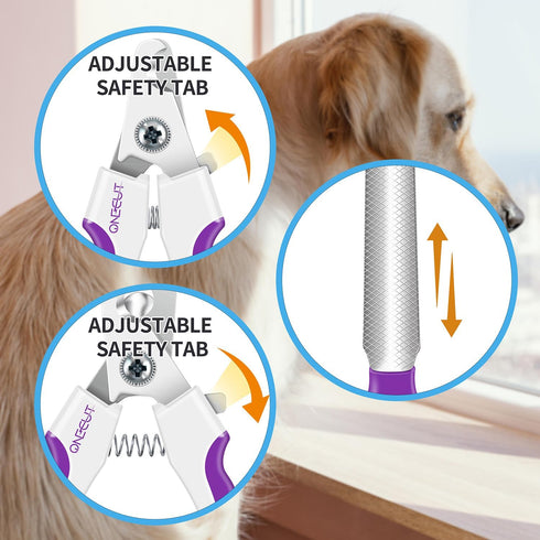 OneCut 4.7" Small Dog & Cat Nail Clipper Stainless Steel Cat Claw Trimmers for Rabbits, Guinea Pigs, Birds, Puppies, Kittens and Small Animals Pet...