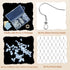 925 Siver Earring Hooks, Hypoallergenic Earring Hooks,160Pcs Earring Making Kit with Earring Hooks and 2 Different Clear Silicone Earring Backs fo...