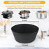 4QT Oval Silicone Slow Cooker Liner Compatible With Crock Pot & Hamilton Beach Crockpot Liners, Reusable, Dishwasher Safe Suitable For Most 4 Quar...