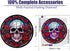 Skull Diamond Painting Kits Skeleton Flower Diamond Art,5D DIY Diamond Painting for Adults,Halloween Gem Art for Adults Wall Home Decor 12x12 inch...
