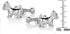 Men's High Polished Silver Tone Dog and Bone Cuff Links...