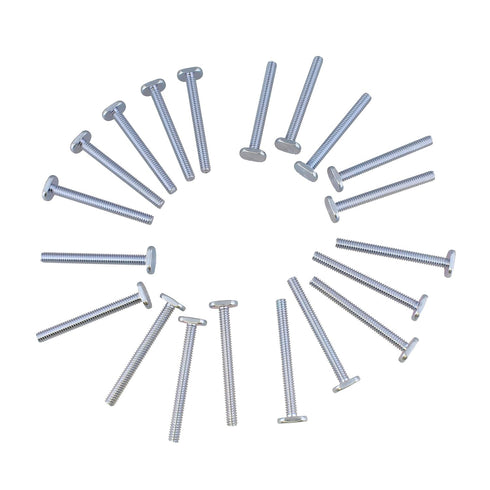 DCT Tee Bolt Set – 20 Pack 2-1/2in T Bolts for Woodworking, T Track Bolts Jig Bolts, 1/4in 20 Thread T Bolt...