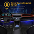 24 Inch Blue Car Led Strip Light Cuttable 12V for Inside Automotive Car Truck Marine Boat Inside, Pack of 4...