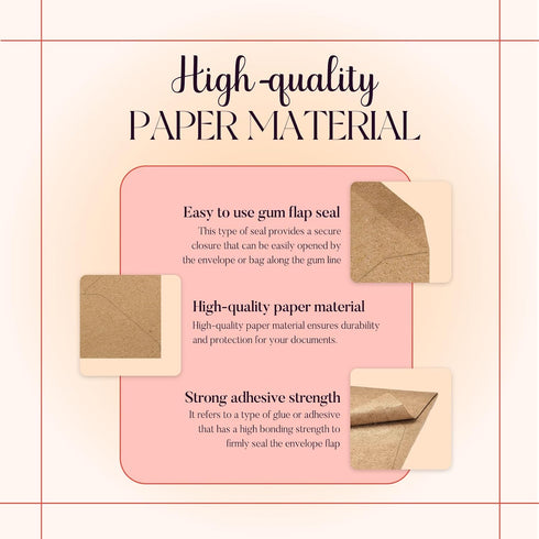 ACSTEP 50PACK Brown Gift Card Envelopes Credit Card Size Mini Envelopes Kraft Tiny Pocket Envelopes For Business Card, Small Note Cards 4X2.75 Inc...