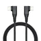 Right Angle USB C to USB C Cable 1M/3FT, 90 Degree 60W PD Type C Fast Charging & Data Transmission Nylon Braided Cable, for Type C Devices Laptop/...