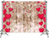 Red Love Heart Valentine's Day Vintage Rustic Wood Theme Photography Backdrops 7x5ft Mother's Day Wedding Bridal Shower Wedding Anniversary Party ...