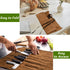 Waxed Canvas Knife Roll Bag,Portable Knife Cultery Carrier,Professional Chef Knife Case,Waterproof Knife Roll Storage Bag with 8 Slots,Holds 8 inc...