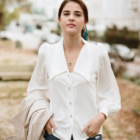 VILLCASE Women Shirt Brooch Pins: 25pcs Pearl Cover Up Button Pin Safety Brooch Buttons - No Sew Metal Tie Tacks Clips for Clothing Dress Supplies...