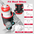 Bike Drink Holder,Adult Ebike Handlebar Coffee Cup Cage, Kid Electric Mobility Scooter No Screw Bottle Accessories,Water Attachment for Mountain E...