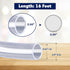 16 Feet - 3/16" ID x 1/4" OD Clear Vinyl Tubing, Translucent Plastic PVC Tubing Hose Pipe for Water Air Pump...