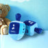 Stuffed Plush Dreidel with Rattle for Hanukkah - 6" x 3" Embroidered with The Hebrew Drydel Letters and English Transliteration My First Chanukah ...