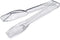 New Star Foodservice 35582 High Heat Plastic, Straight Edge Utility Tong, 6", Clear, Set of 12...