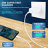 25W Samsung Fast Charger Block for iPhone 15 Pro Max/15 Pro/15+/15,Samsung Galaxy A15 5G A54 A14 A13 A53 A03s S24 S23 FE S22 S21,Z Flip 5,Z Fold 5...