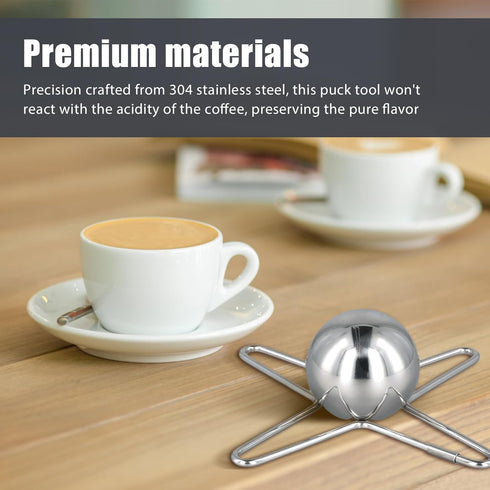 Coffee Cooling Ball, 1.57 Inch Stainless Steel Espresso Ball Reusable Coffee Freezer Ball Unleash Original Flavors Coffee Cooling Tool for Coffee ...