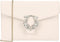 Envelope Clutch Purse Saffiano Vegan Leather Women Evening Handbags with Crystal Trimmed for Party Wedding Prom...