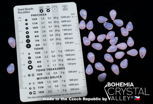120+ Bead Kit of 6x9mm Pendant Drop Beads - Teardrop Glass Beads for Jewelry Making Set in 4 Opal Colors: White, Pink, Dark Pink, Grass Green...
