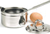 RSVP International Endurance Single Egg Poacher Set | Perfectly Poached Eggs | Includes Stainless Steel Pan | Dishwasher Safe...